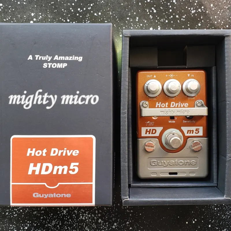 used 2010s Guyatone Mighty Micro HDm5 Hot Drive Orange - Effect Pedal