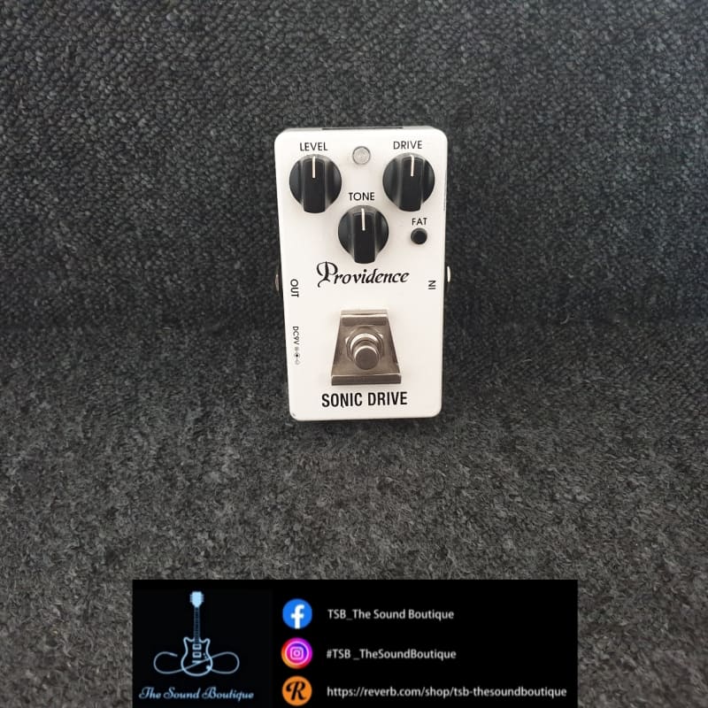 used 2010s Providence SDR-5 Sonic Drive White - Effect Pedal