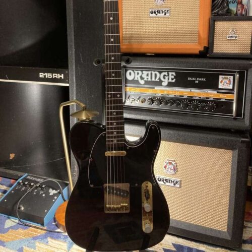 ( 84- 87) Fender MIJ Telecaster TLG80 Black and Gold -        Telecaster