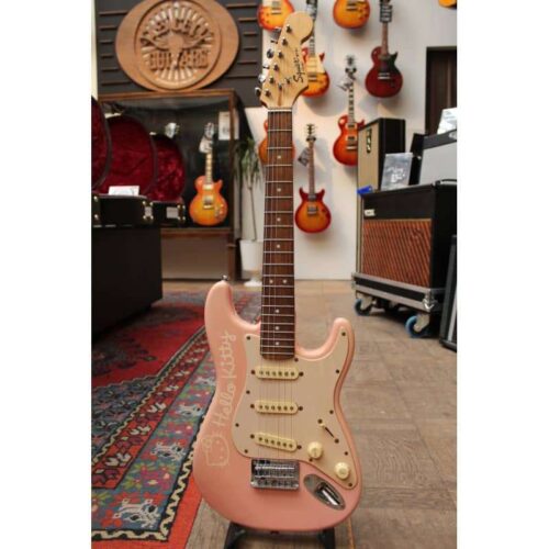 2009 Squier Hello Kitty Stratocaster Pink -        Stratocaster