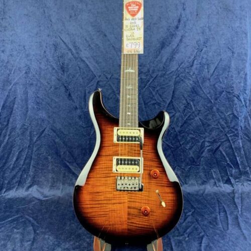 PRS PRS SE Custom 24 Electric Guitar in Black Goldburst with G... - £799 new Guitar