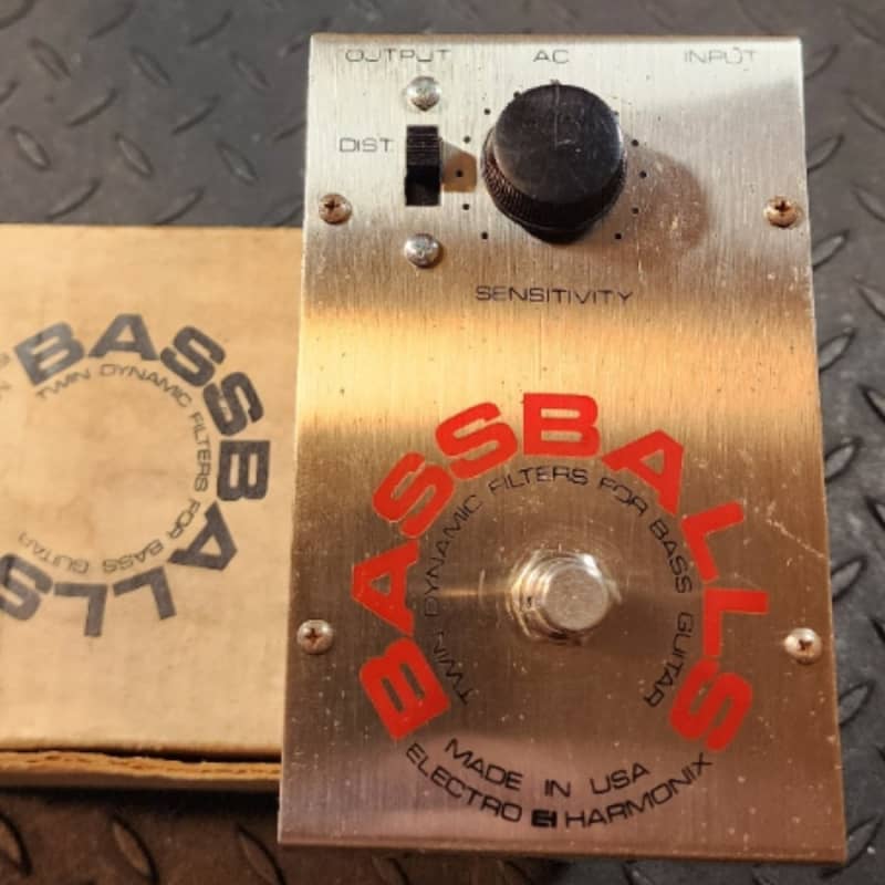 used 1980s Electro-Harmonix Bassballs Silver - Effect Pedal