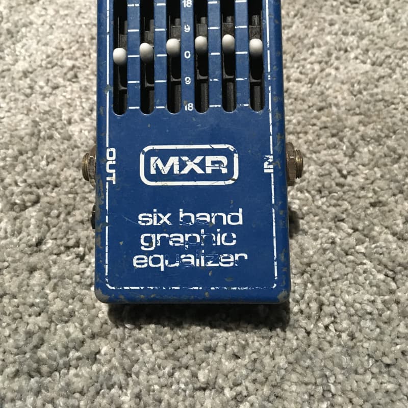 used 1976 - 1984 MXR MX-109 Six Band Graphic Equalizer Blue - Effect Pedal