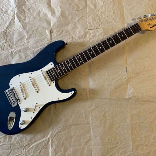 1987 Rockoon Strat type electric guitar Transparent Blue -          Electric Guitar