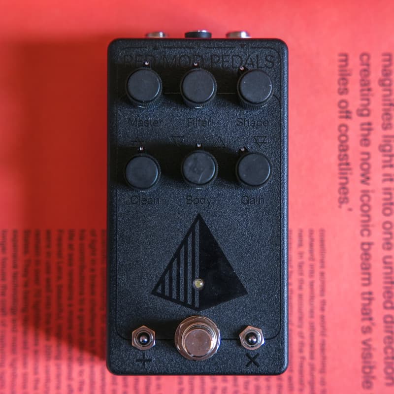 used 2024 Red Mod Pedals pyramid Matte Sand Black - Effect Pedal