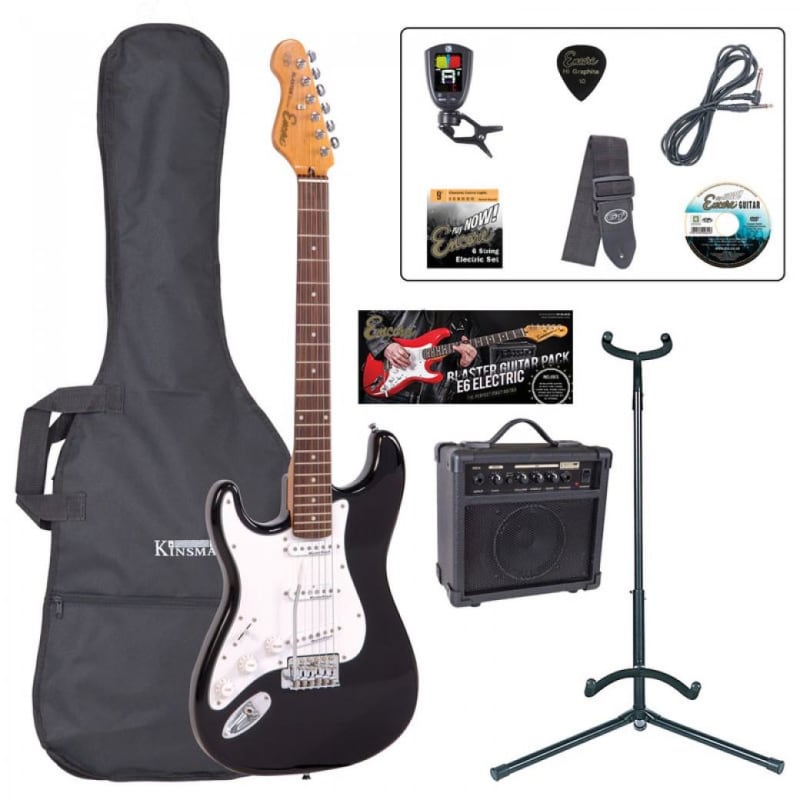 Encore Encore E6 Electric Guitar Pack - Left Handed Black - £259 new Guitar