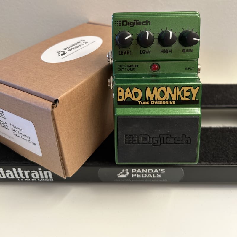 used 2004 - 2016 DigiTech Bad Monkey Tube Overdrive Green - Effect Pedal