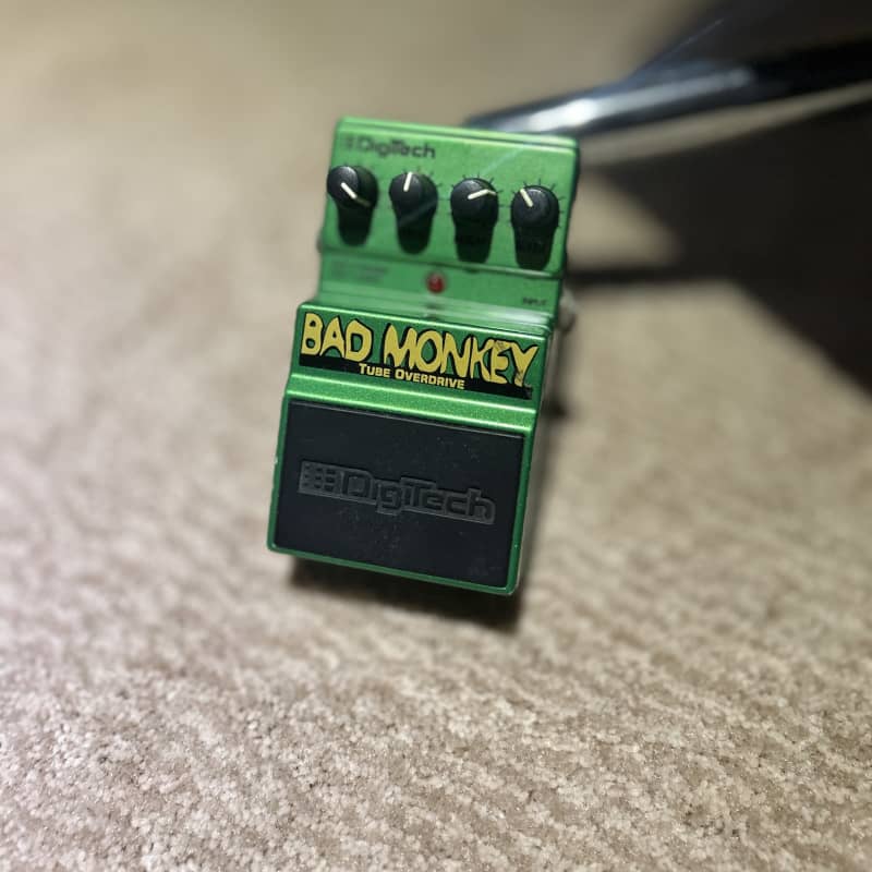 used 2000s DigiTech Bad Monkey Tube Overdrive Green - Effect Pedal