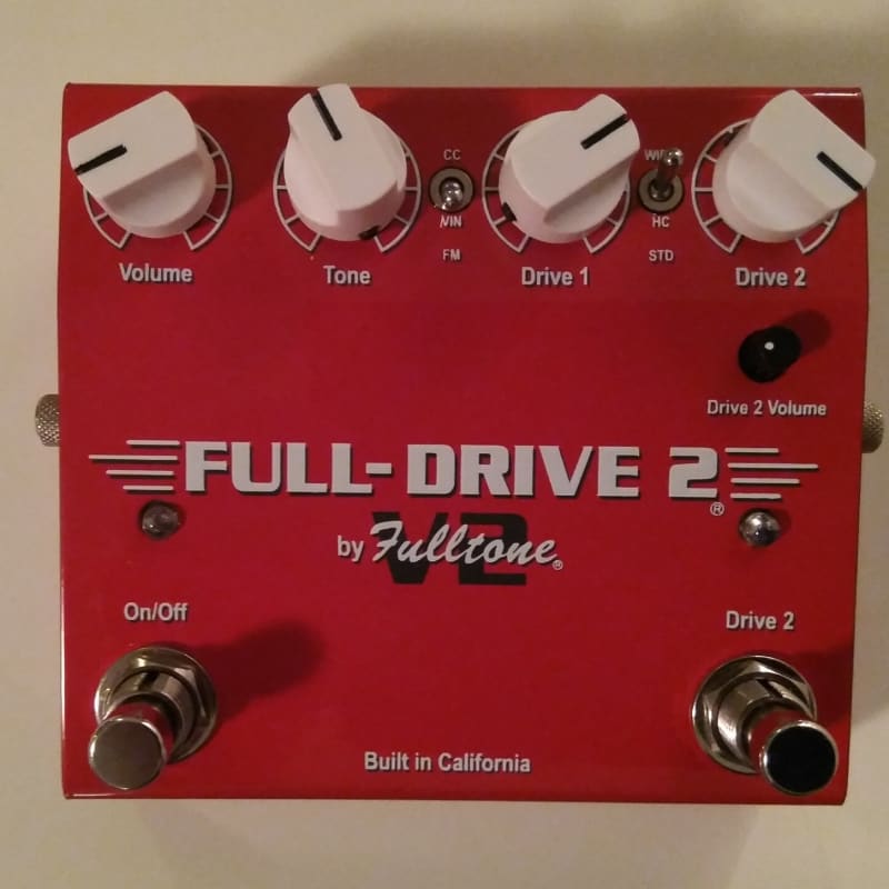 used 2018 Fulltone Full-Drive 2 V2 Red - Effect Pedal