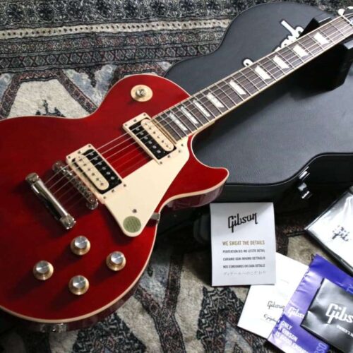 2019 - Present Gibson Les Paul Classic Translucent Cherry -         Les Paul