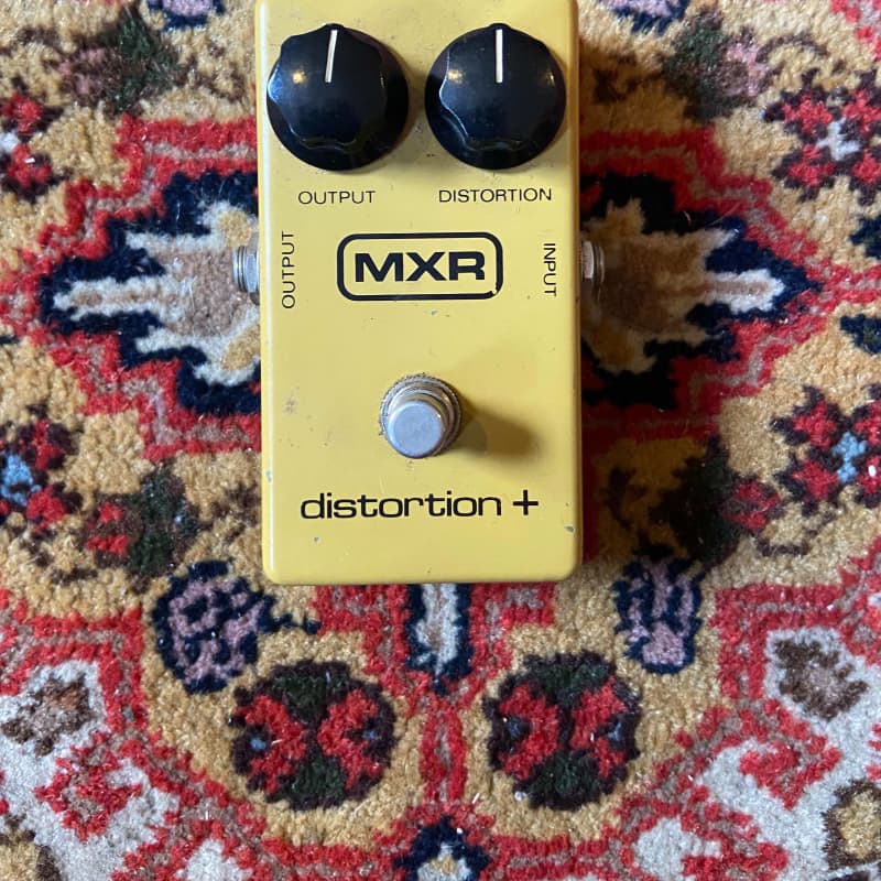 used 1975 - 1984 MXR MX-104 Block Distortion + Yellow - Effect Pedal