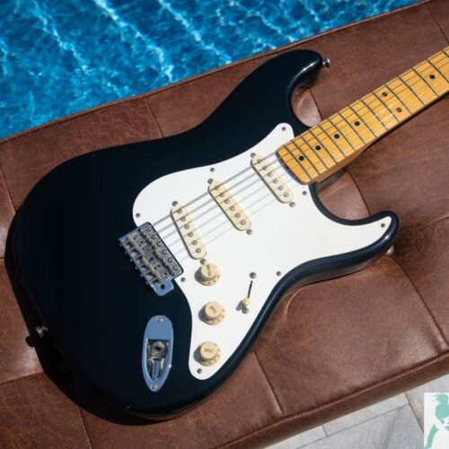 1994-95 Fender ST-57 Stratocaster Reissue MIJ Black -        Stratocaster