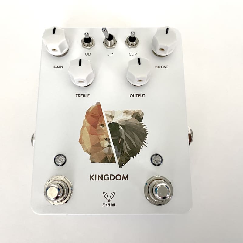 used 2010s Foxpedal Kingdom Combo V1 White - Effect Pedal