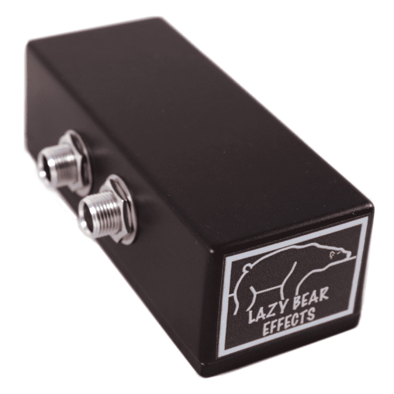 new Lazy Bear Effects 2 Way Pedalboard Patch Bay/Box Black - Effect Pedal