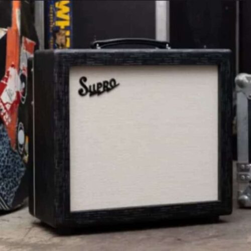 Supro 1614RT Amulet 15-Watt 1x12" Guitar Combo Black Scandia -         Vintage