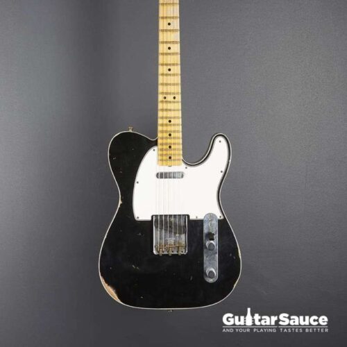 2019 Fender Custom Shop 65 Telecaster Custom Relic Black Aged ... -       Custom Shop Telecaster