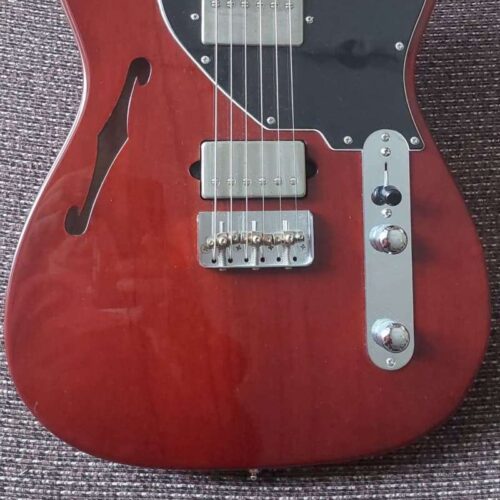 Suhr Alt T - semi hollow body trans red -        Hollow Body