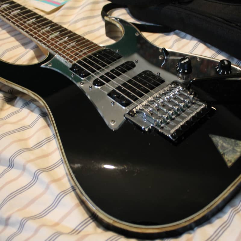 1998 - 2012 Ibanez UV777P-BK Steve Vai Signature Universe Black - £1700 used Guitar