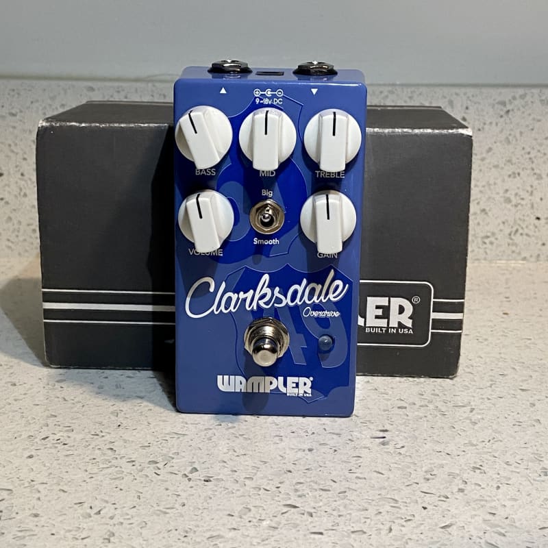 used ~2020 Wampler Clarksdale Overdrive Blue/Dark Blue - Effect Pedal