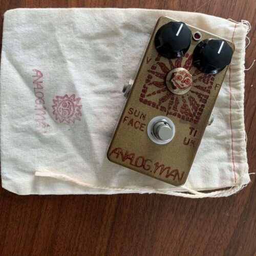 used Analogman Sun Face TI-UK Germanium Fuzz Rare Gold - Effect Pedal