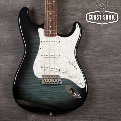 Fender Stratocaster Blue Foto Flame -        Stratocaster