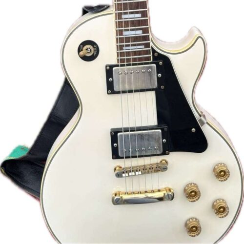 Late 90s Epiphone Les Paul Custom Alpine White - £648 used Guitar