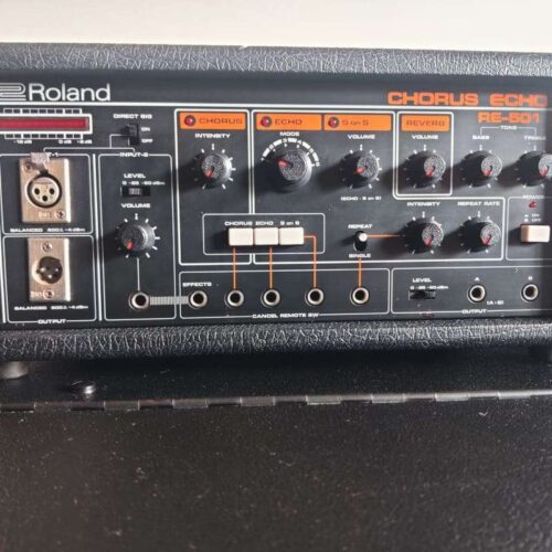 1980s Roland RE-501 Chorus Echo Black -         Chorus