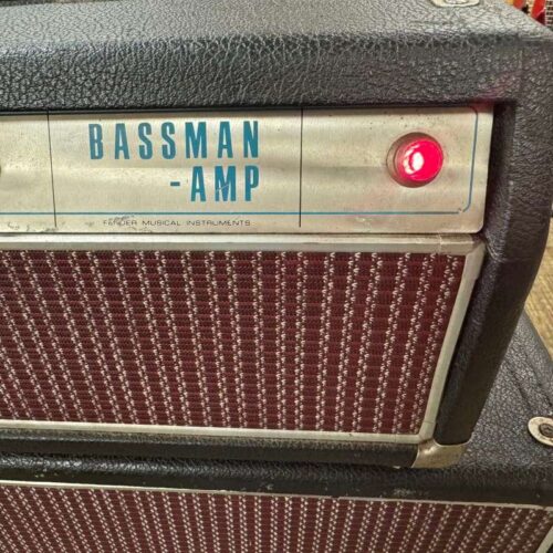 Fender Bassman Amp Head Black & Silver -        Amp Head