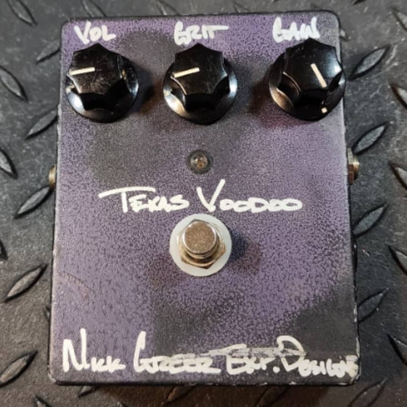 used 2010's Greer Texas Voodoo Fuzz Purple/Black - Effect Pedal