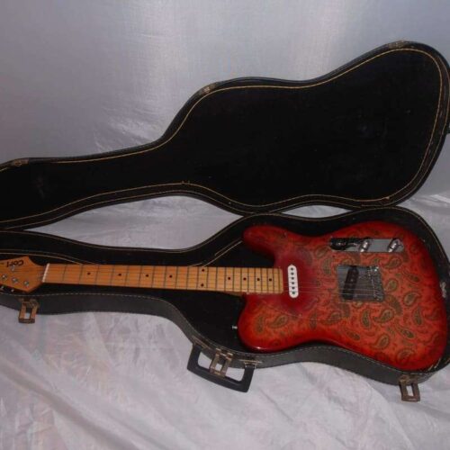 1986 Cort Paisley Telecaster Red Paisley -        Telecaster