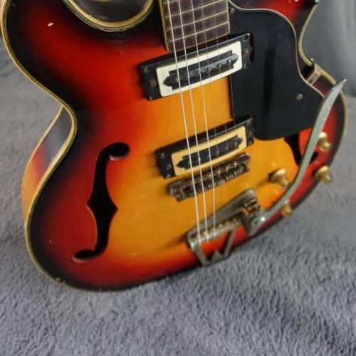 1960s Firstman Semi Hollow Body Sunburst -        Hollow Body