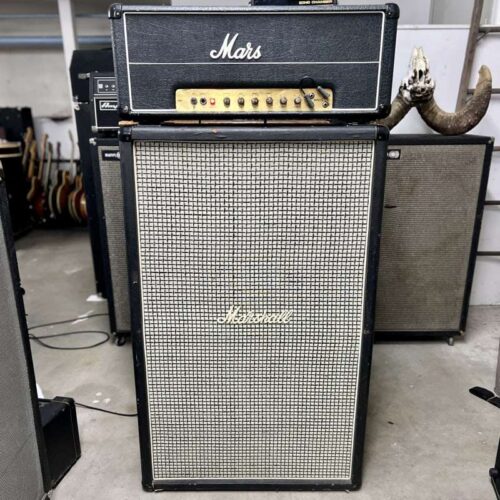 1968 Marshall 8x10 guitar speaker cabinet Basketweave -         Vintage