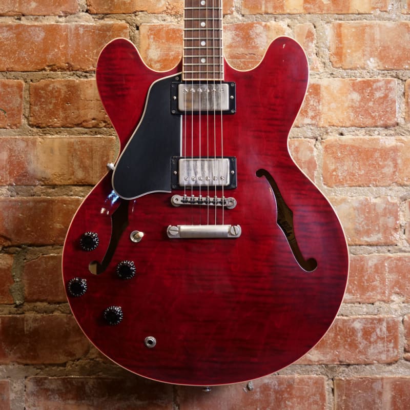 2003 Gibson ES-335 Dot Flamed Wine Red - £2795 used Guitar