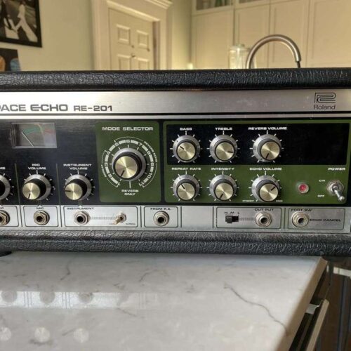 1970s Roland RE-201 Space Echo Tape Delay / Reverb Black -            Analogue Delay