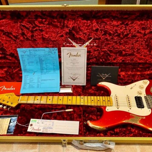 2017 Fender Stratocaster HSS Candy Apple Red Relic Custom Shop... -       Custom Shop Stratocaster