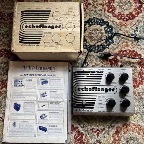 1970s Electro-Harmonix Echoflanger Silver -        Flanger