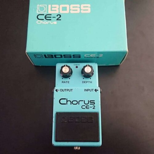 used 1979 - 1984 Boss CE-2 Chorus (Black Label) Blue - Effect Pedal