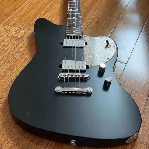 2023 Fender MIJ Elemental Jazzmaster Stone Black -        Jazzmaster