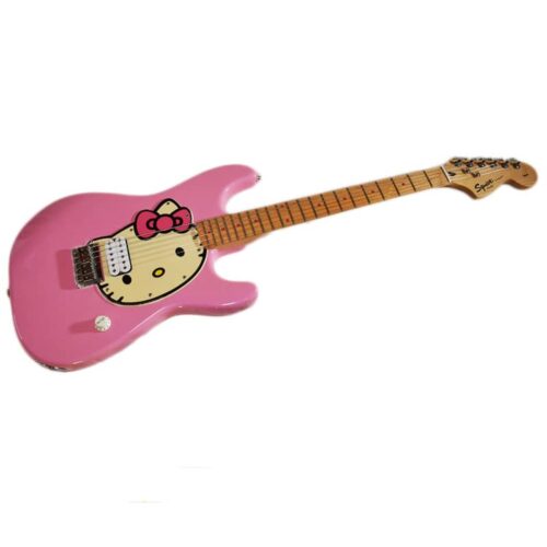 2006 - 2009 Squier Hello Kitty Stratocaster Pink -        Stratocaster