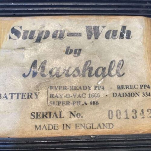 1960' Marshall Supa-Wah black -        Wah