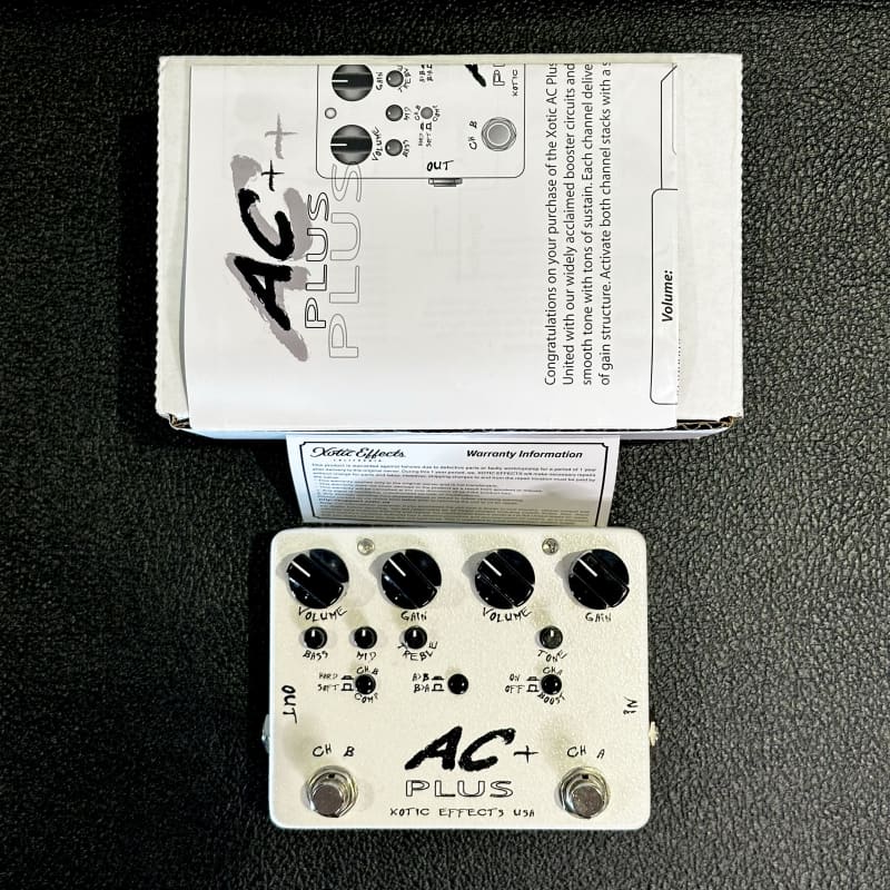 new Xotic AC Plus White - Effect Pedal