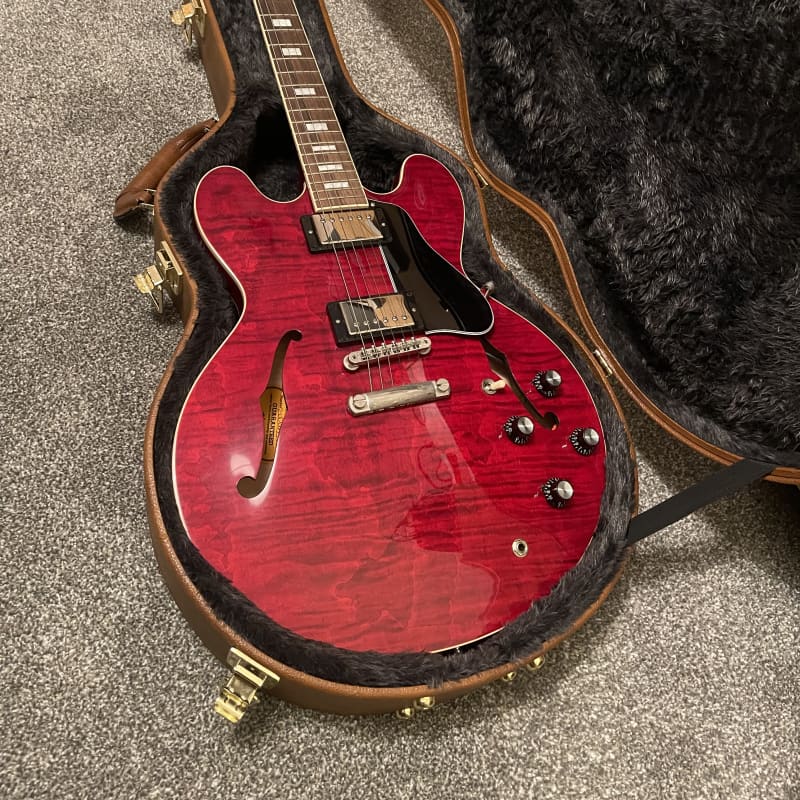 2020 - Present Gibson ES-335 Block Figured Sixties Cherry - £3300 used Guitar