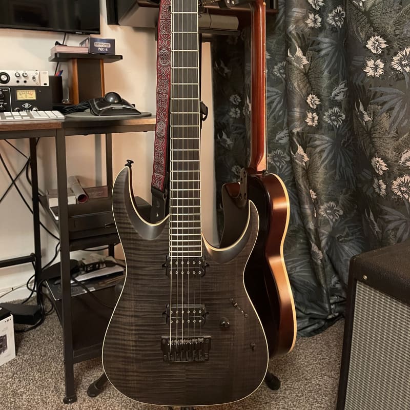 Ibanez RGAIX6FM Transparent Gray Flat - £675 used Guitar