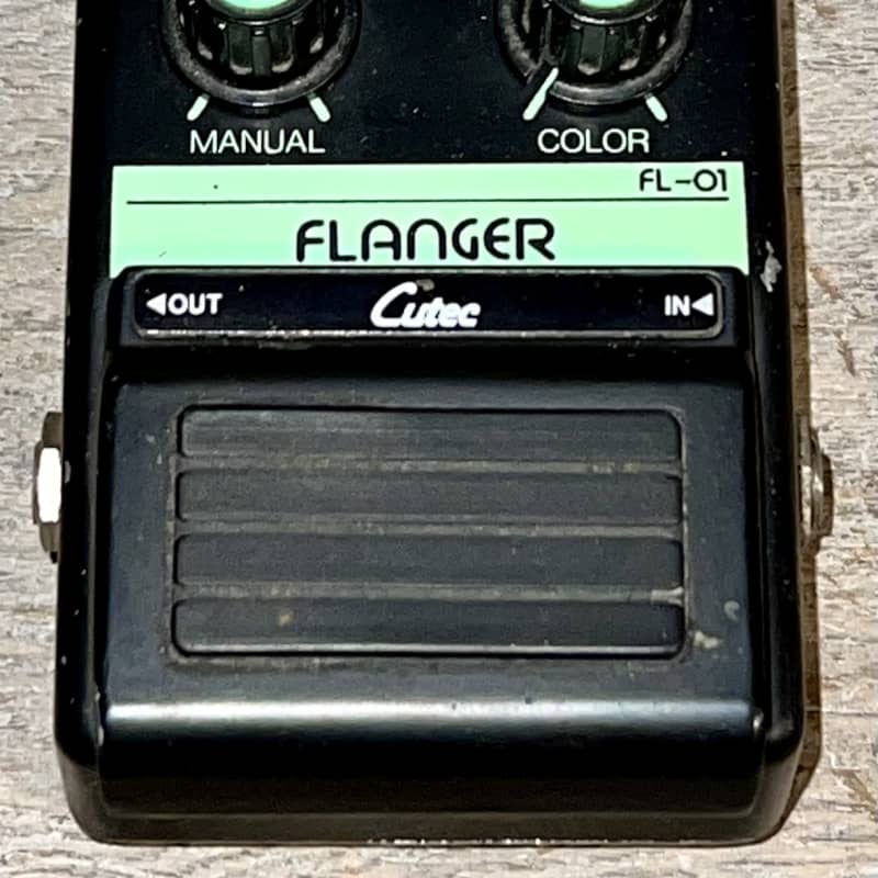 used 1970's Cutec Flanger Black & Green - Effect Pedal