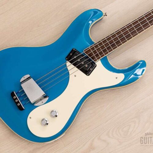 2006 Mosrite Custom Shop 1963 Ventures Model Bass California Blue -       Custom Shop