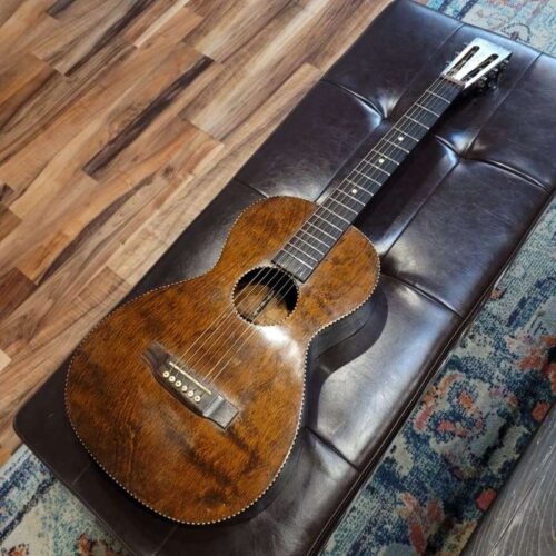 Regal 1920s Parlor Guitar - Refinished - V-Neck - Slotted Head... -         Vintage