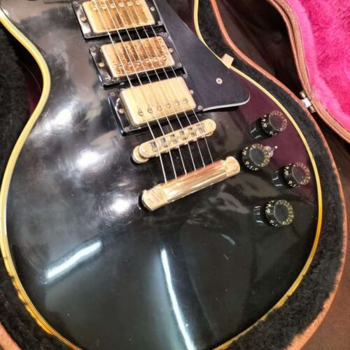 1980 Gibson Les Paul Custom 3 Pick Up Black -         Les Paul