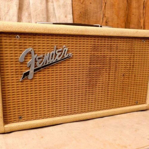 1963 Fender Tube Reverb Unit Rough White Tolex -       Tube