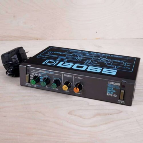 Boss RPS-10 Micro Rack Series Digital Pitch Shifter / Delay Black -             Delay