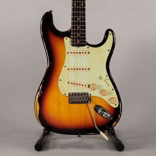 2024 Buttarini 60 Stratocaster style 3 tone sunburst -        Stratocaster